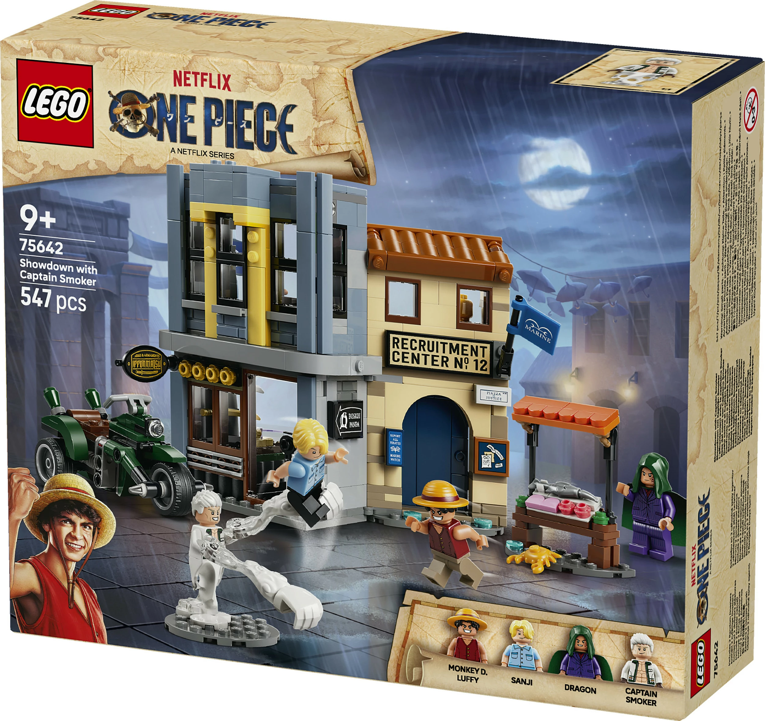 Set LEGO One Piece 75642 Showdown with Captain Smoker, 547 pjesë, 9+