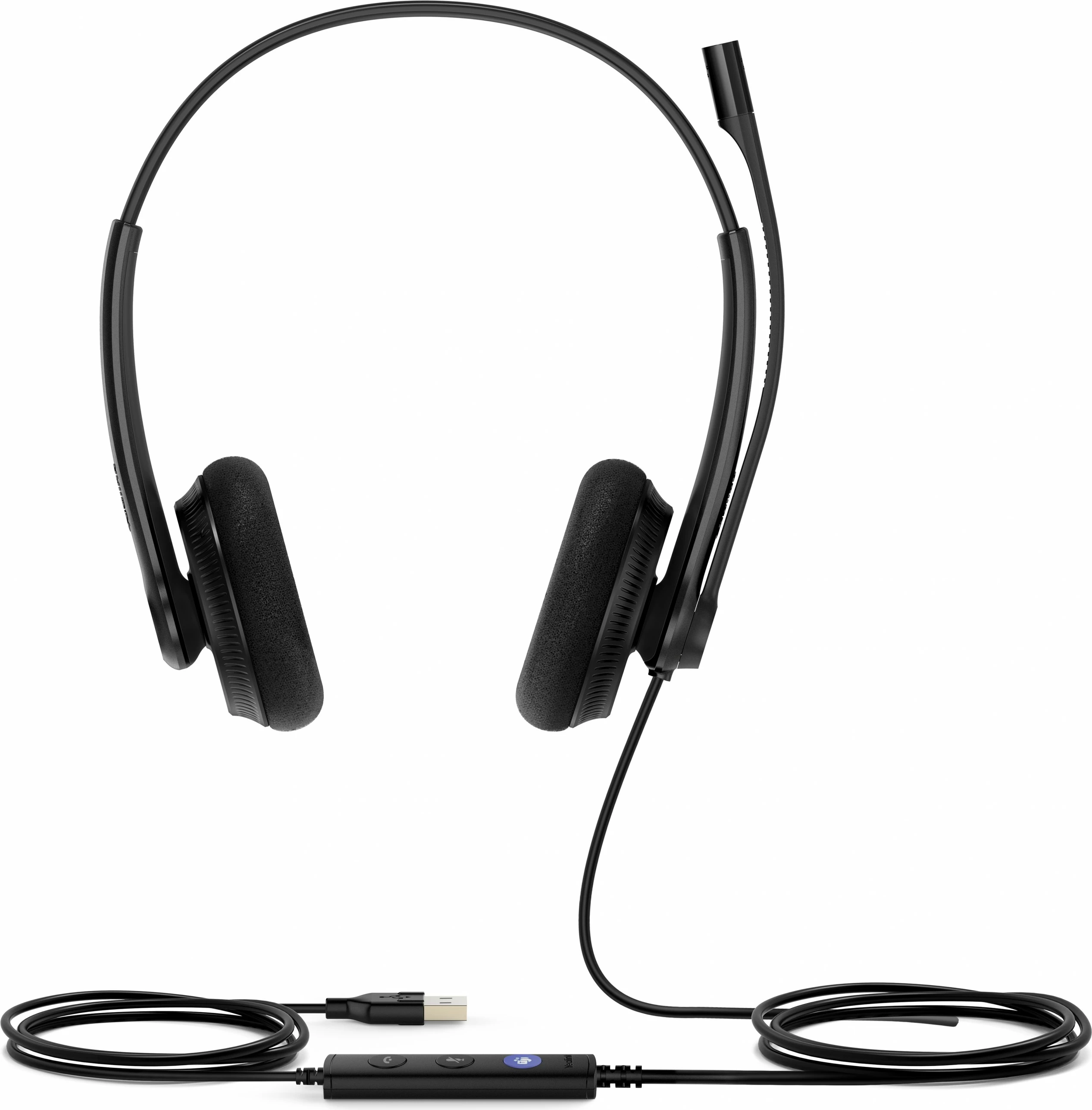 Kufje Yealink UH34 Lite Dual Teams, USB-C/A, binaurale, e zezë