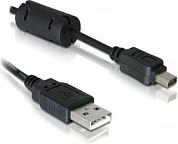 Kabllo kamere DeLOCK Olympus 12-Pin në USB-A, 1m, e zezë