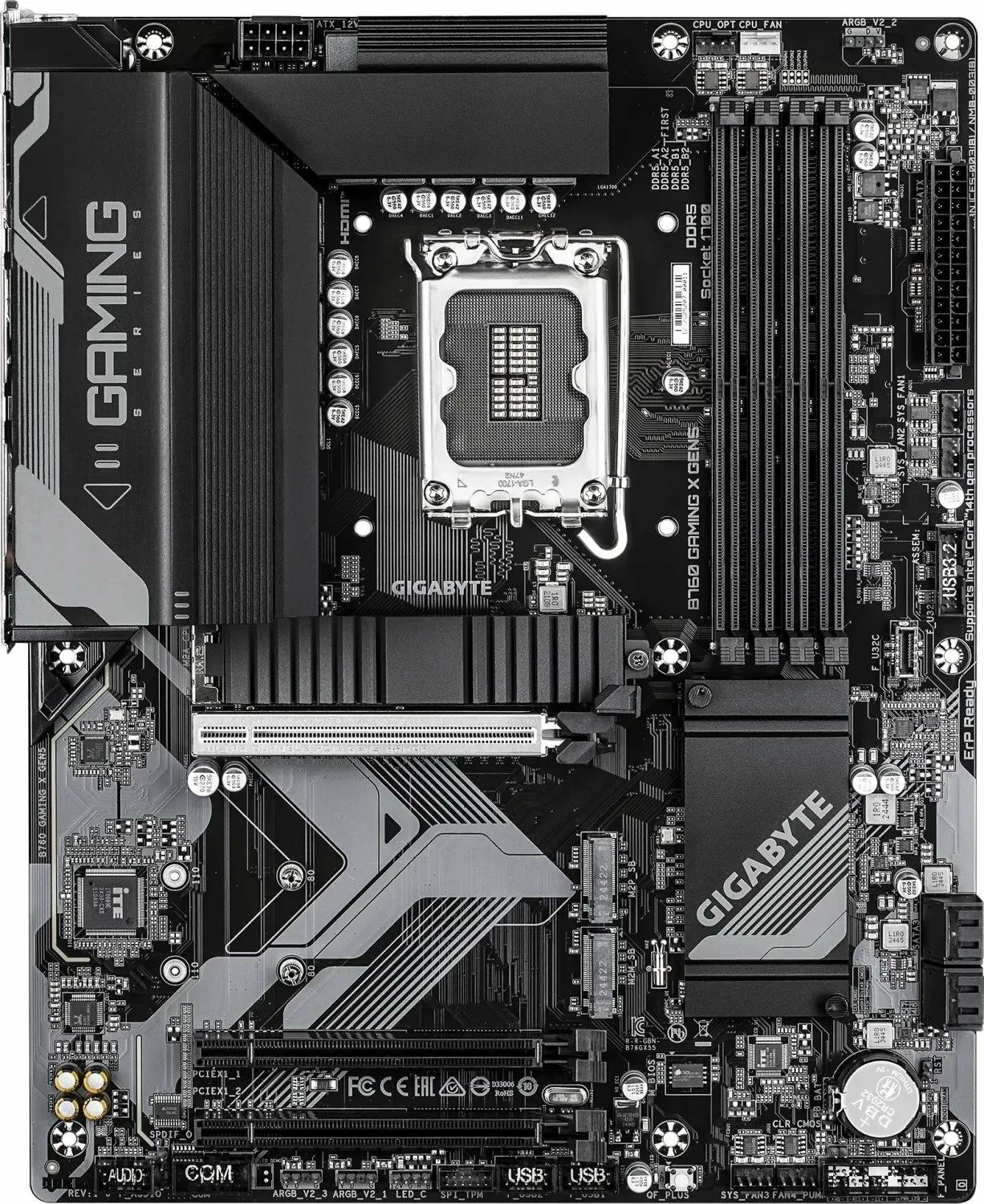 Pllakë amë Gigabyte B760 Gaming X Gen5, LGA1700, DDR5, ATX