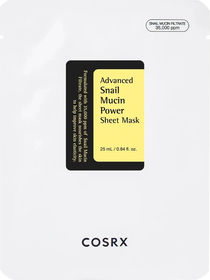 Maskë për fytyrë COSRX Advanced Snail Mucin Power Sheet Mask për femra 25ml