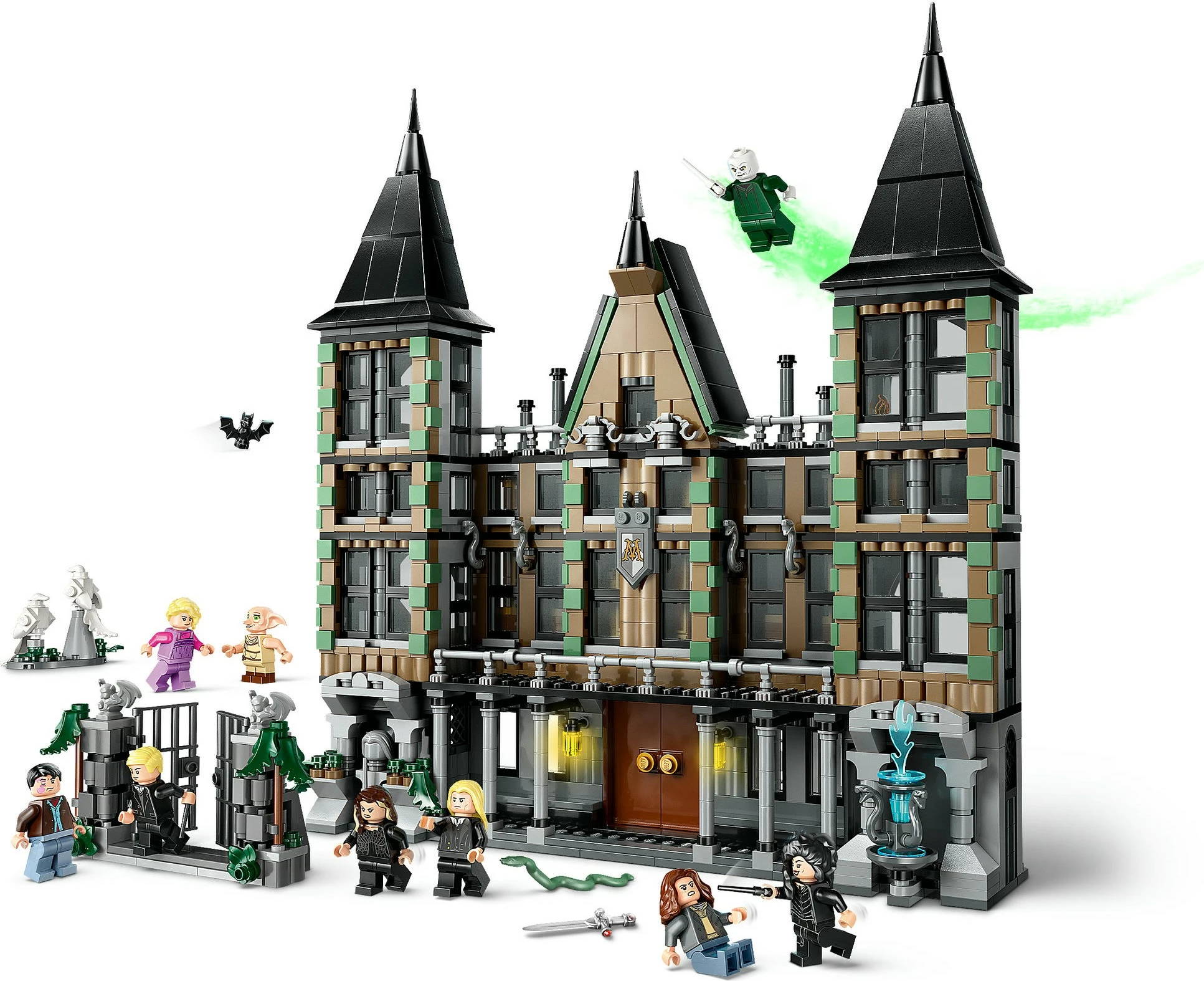 Set ndërtimi LEGO Harry Potter Landsitz der Familie Malfoy 76453, shumëngjyrësh