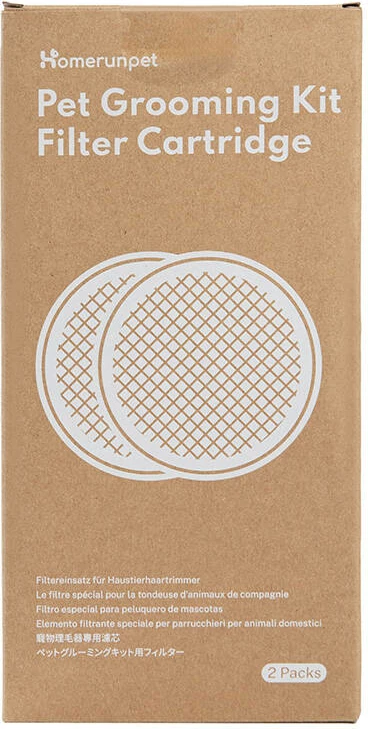 Filtra zëvendësuese Homerunpet HC15.F02 për pajisje pastrimi të kafshëve, set 2 copë