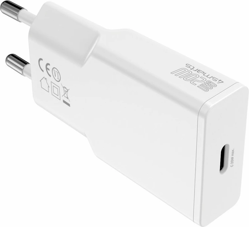Karikues 4smarts PDPlug Slim, 20W, i bardhë