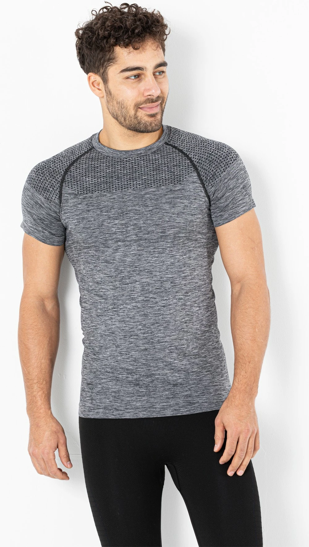 Bluzë sportive për meshkuj Jumeon, 001-001353001, ngjyrë gri