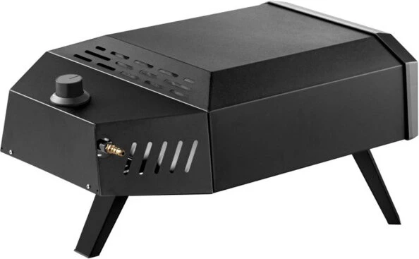 Furrë pice me gaz Elit Pizzarella Veloce 12\" 4.1 kW, e zezë, set me gur pice + çantë + lopatë