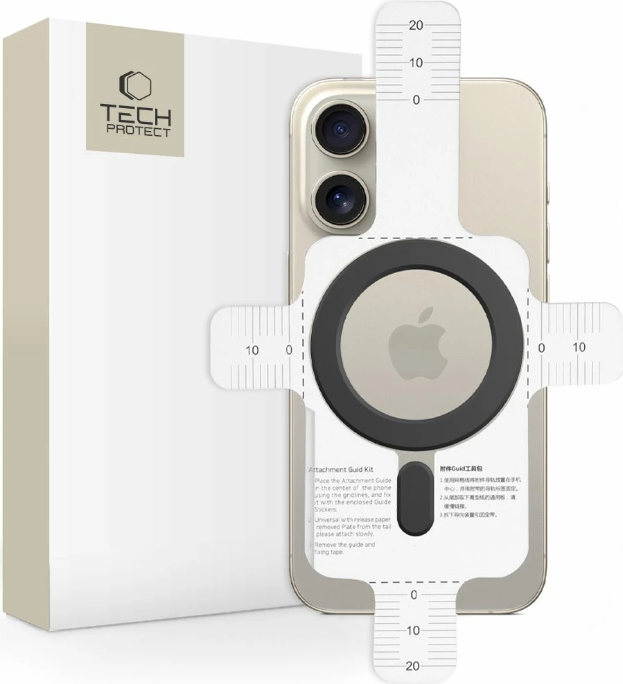 Pllakë magnetike MagSafe Tech-Protect MagMat, universale, e zezë