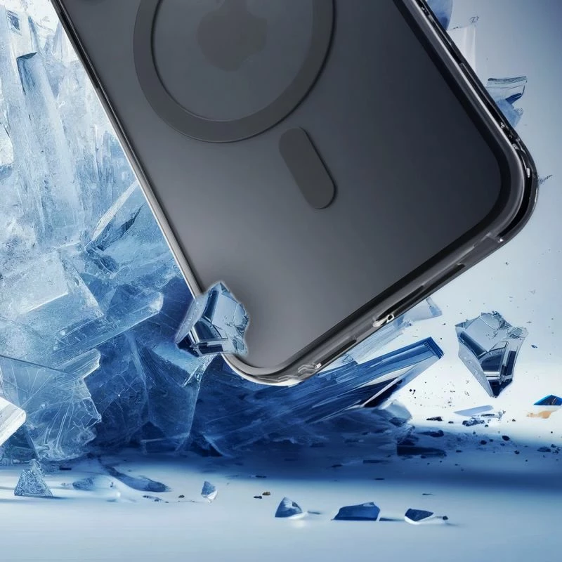 Kuti telefoni 3mk Frosty MagCase për iPhone 16 Pro Max, e zezë