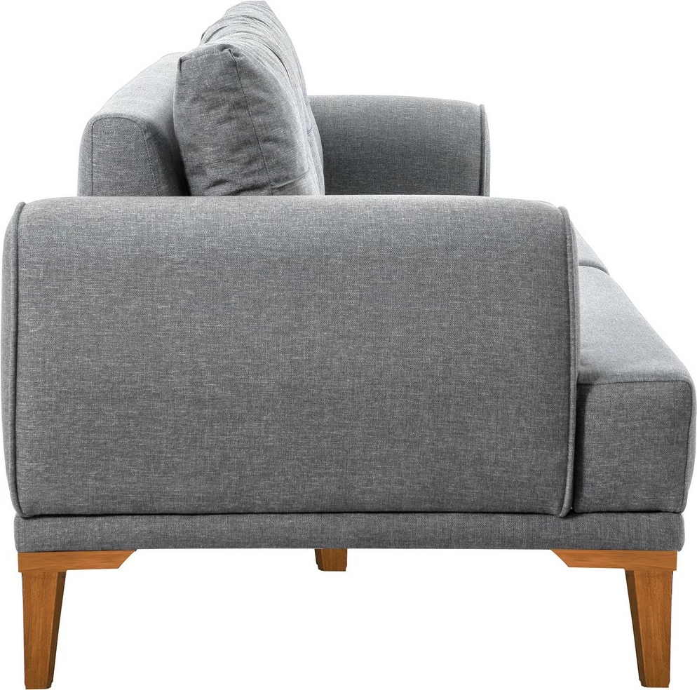 Set divani Atelier del Sofa, Vina, gri, këmbë dru Atlantic Pine