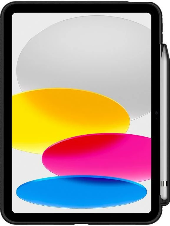 Mbështjellës për iPad Spigen Rugged Armor 22697-0, 10.9\" (iPad 10th Gen 2022), TPU, MIL-STD 810G, Matte Black