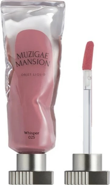 Buzëkuq i lëngshëm mat për femra Muzigae Mansion Objet Liquid Long-lasting Matte Lipstick 025 Whisper 6ml
