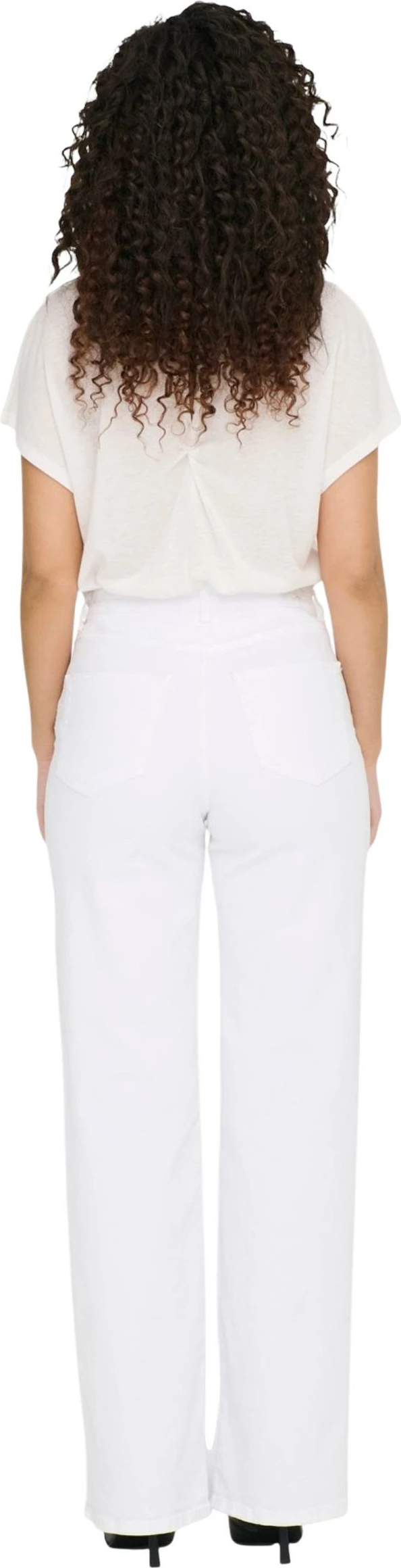 Xhinse për femra Only ONLJUICY HW Wide Leg 15288219, të bardha [Madhësia: W30 L32]