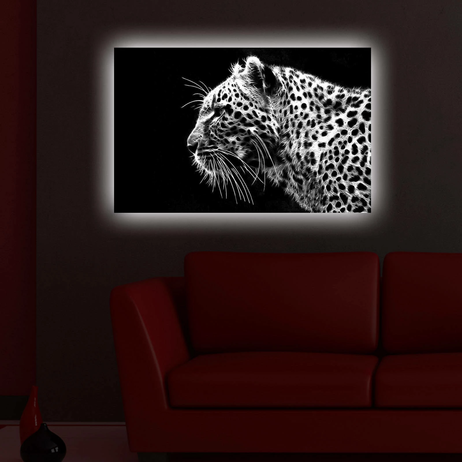 Pikturë dekorative me ndriçim LED, kanavacë, shumëngjyrëshe, 45x70cm, 4570DACT-44