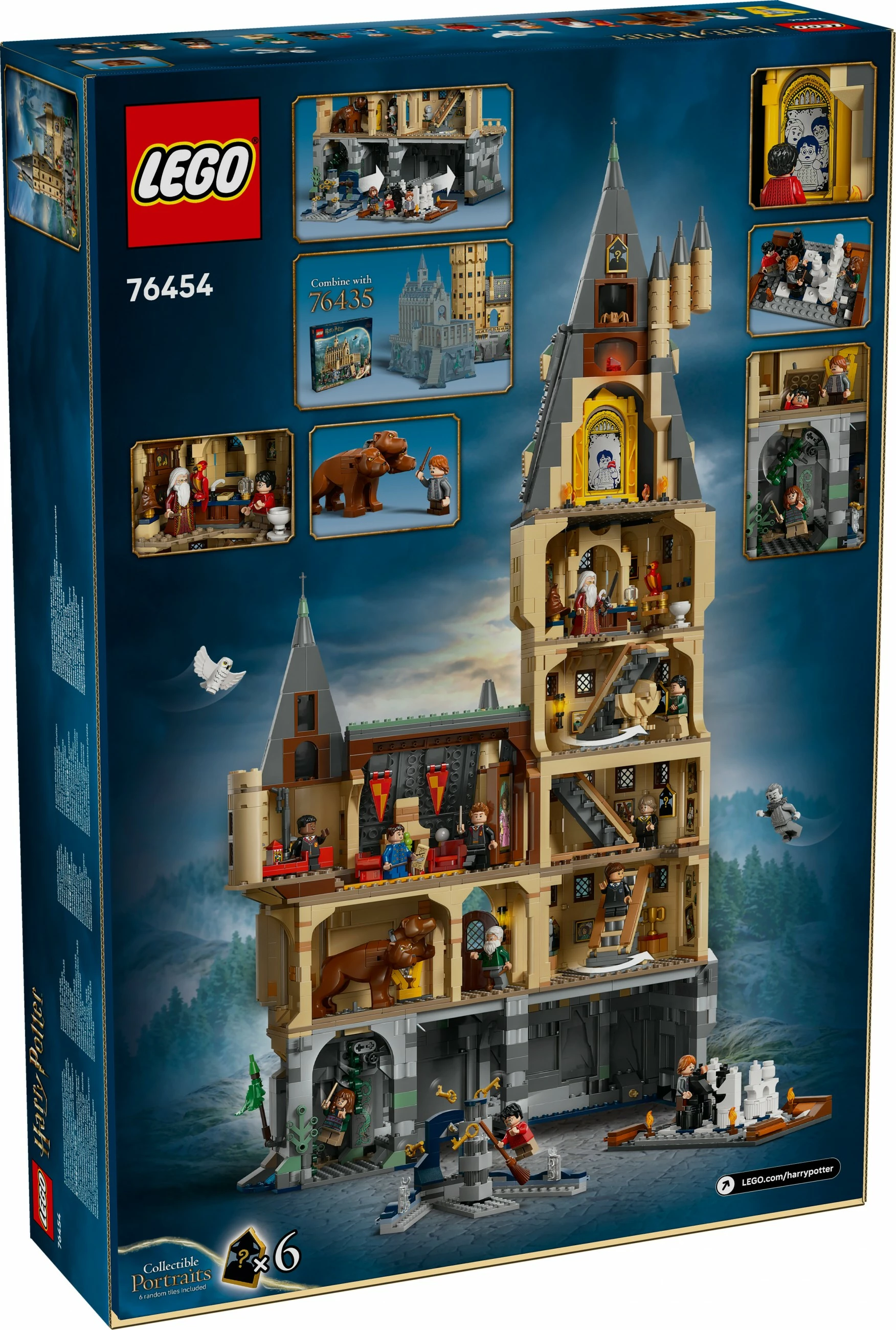 Set ndërtimi LEGO Harry Potter 76454, Kulla kryesore, 2135 pjesë, multikolor