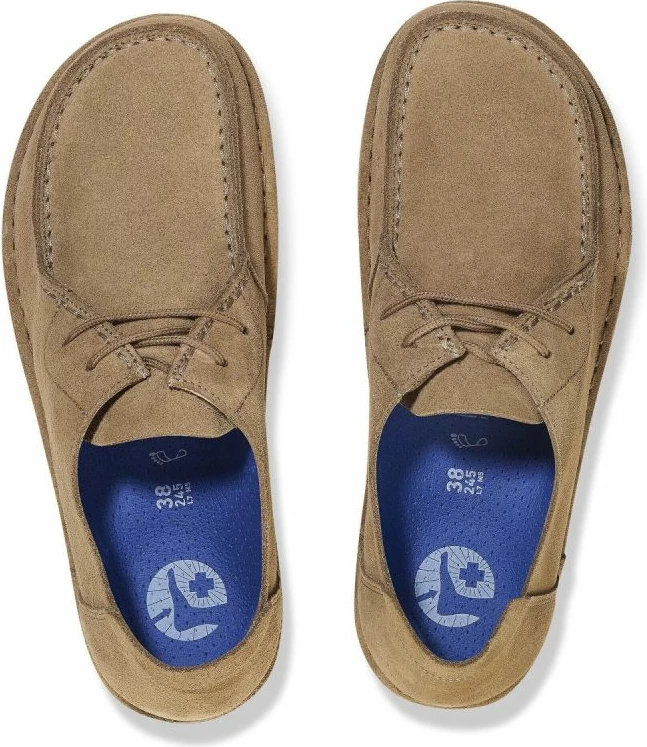 Këpucë lifestyle për meshkuj Birkenstock Utti Lace 1027274, gri taupe