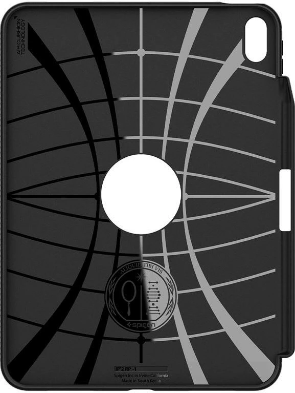 Mbështjellës për iPad Spigen Rugged Armor 22697-0, 10.9\" (iPad 10th Gen 2022), TPU, MIL-STD 810G, Matte Black