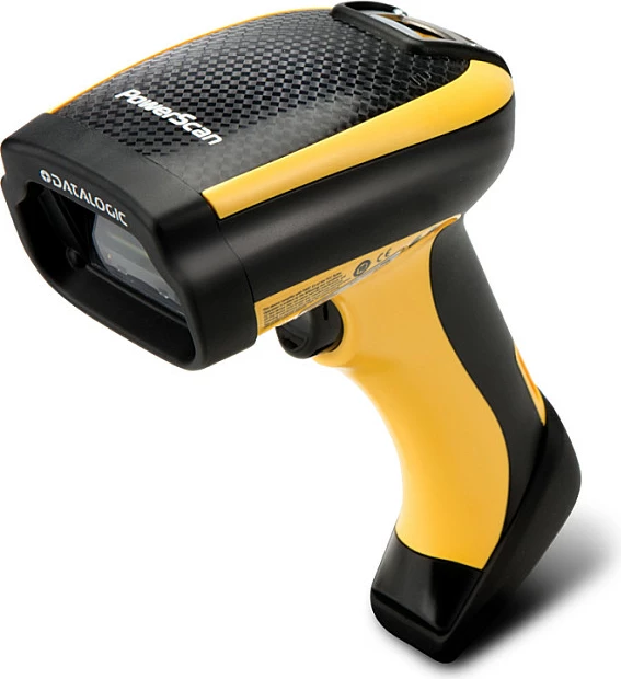 Skaner barkodi Datalogic PowerScan PD9100, 1D, me kabllo USB/RS-232, IP65, zi/verdhe