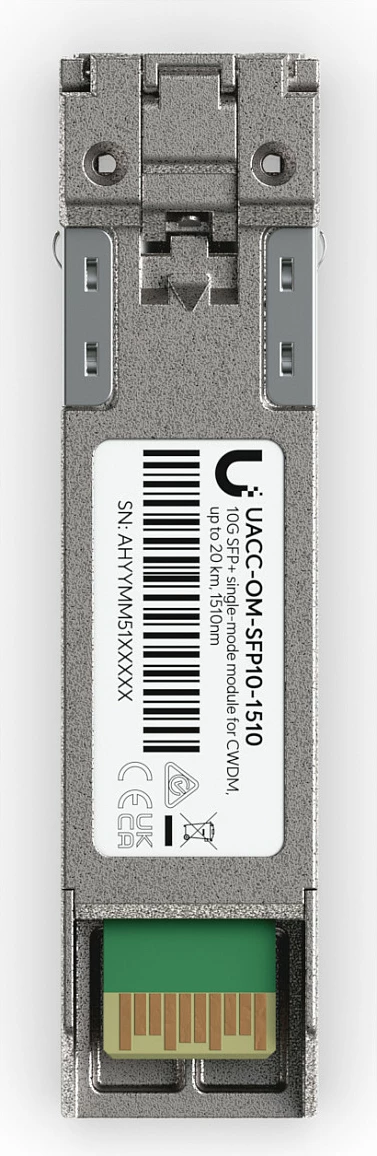 Modul optik SFP+ Ubiquiti UACC-OM-SFP10-1510, 10G/1GbE, CWDM 1510nm, Single-Mode