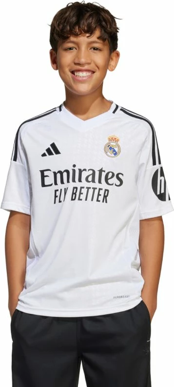 Fanellë fëmijësh adidas Real Madrid 24/25 Home, e bardhë