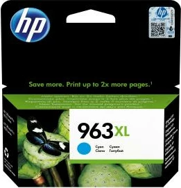 Kartush bojë, HP, 963 XL (3JA27AE), kapacitet i lartë 20 ml, cyan