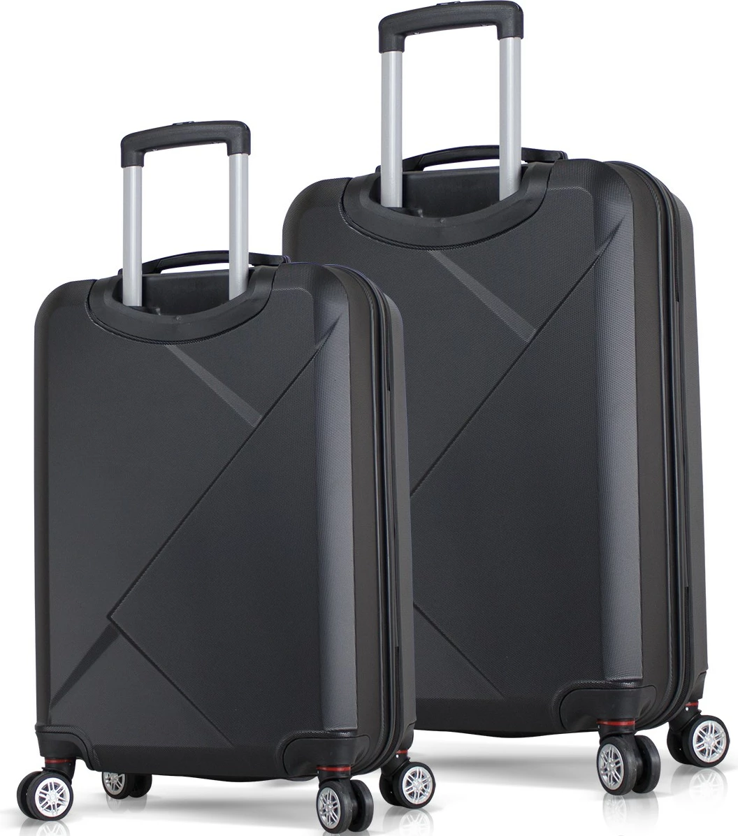 Set valixhesh (2 copë), Zoozie Bags, 8039, ngjyrë e zezë