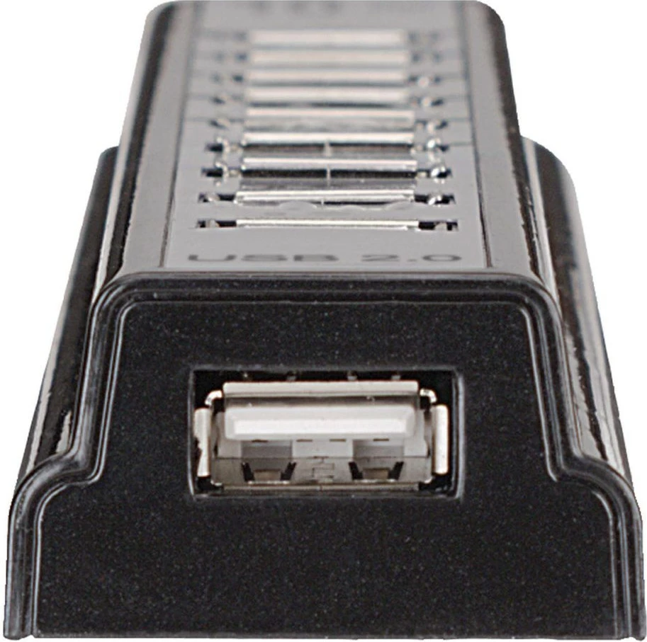 USB hub MANHATTAN 10 porta USB 2.0, zi