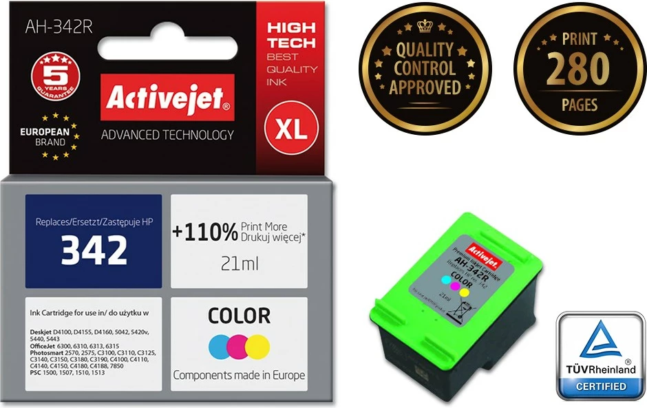 Ngjyrë Activejet AH-342R për printer HP, 21ml