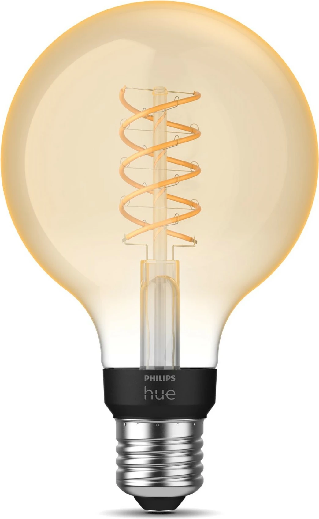 Llambë smart Philips Hue G93 E27 Filament, Bluetooth/Zigbee, LED, Transparent