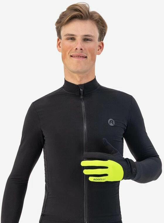 Doreza dimri Rogelli, unisex, të zeza-fluoreshente