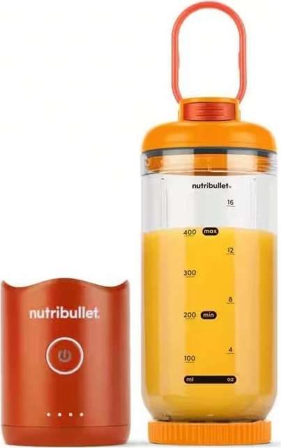 Blender portabil Nutribullet Flex, 590ml, portokalli