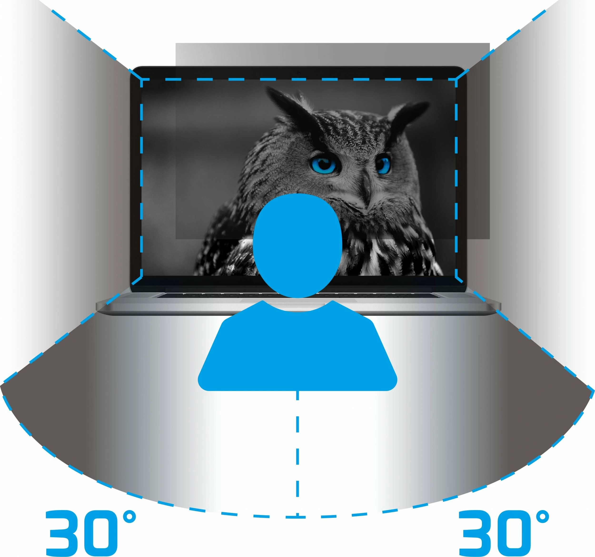 Filtr privatësie për monitor Natec RODO OWL NFP-1478 24\" 16:9 transparent