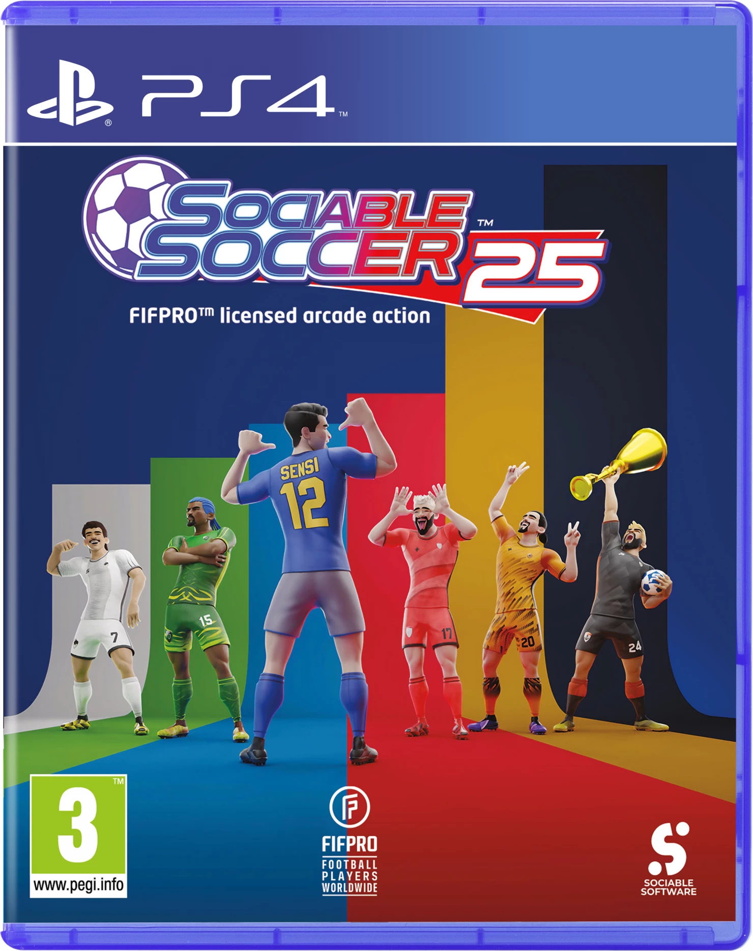 Lojë PS4 Tower Studios Sociable Soccer 2025, PEGI 3