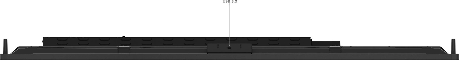 Ekran i madh interaktiv Lenovo ThinkVision T75, 75 inç, 4K Ultra HD, LED, Touchscreen, Raven Black