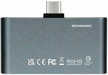 Hub USB-C Patriot PMD128GH013 128GB, HDMI 4K@60Hz, USB-C PD 100W, USB 3.2 Gen1, argjendtë