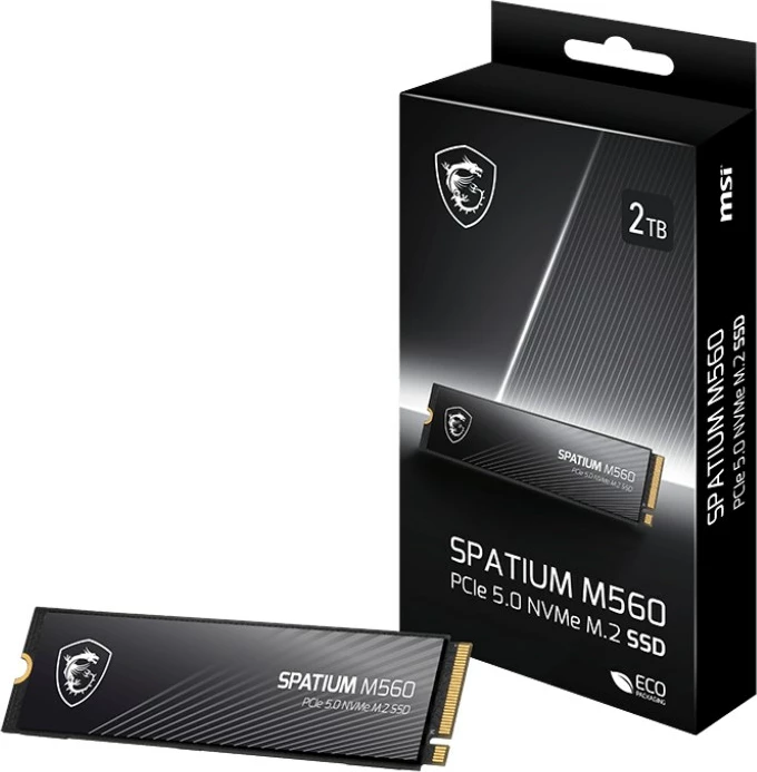SSD MSI SPATIUM M560, 2 TB, PCIe 5.0 NVMe, M.2