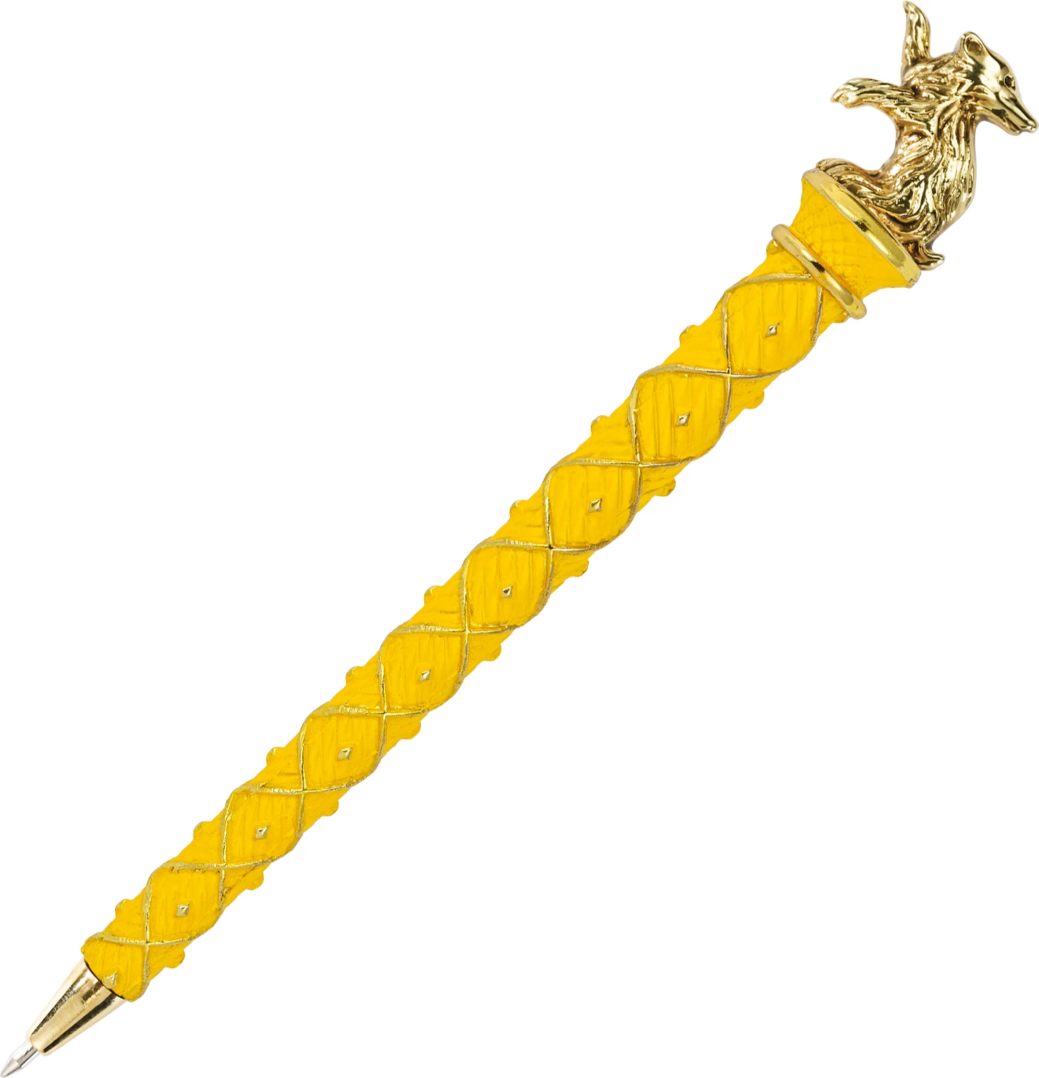 Stilolaps NOBLE COLLECTION Harry Potter Hufflepuff, i veshur me ar, bojë blu, me kuti koleksionuese, verdhë/ari
