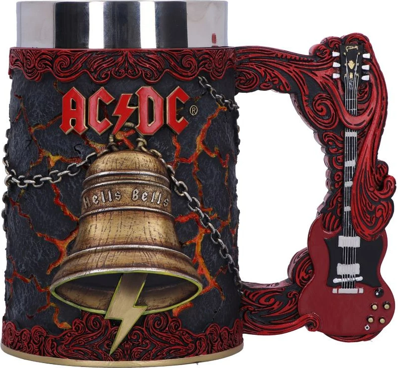 Filxhan Nemesis Now AC/DC Hells Bells 15.7 cm, e kuqe/e zezë