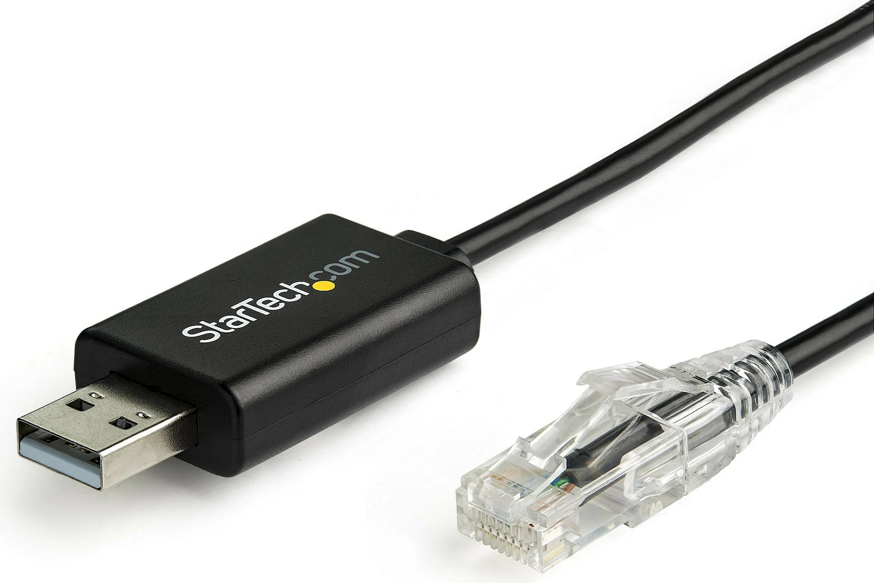 Kabllo konsolë StarTech Cisco USB-A në RJ45, 1.8 m, e zezë