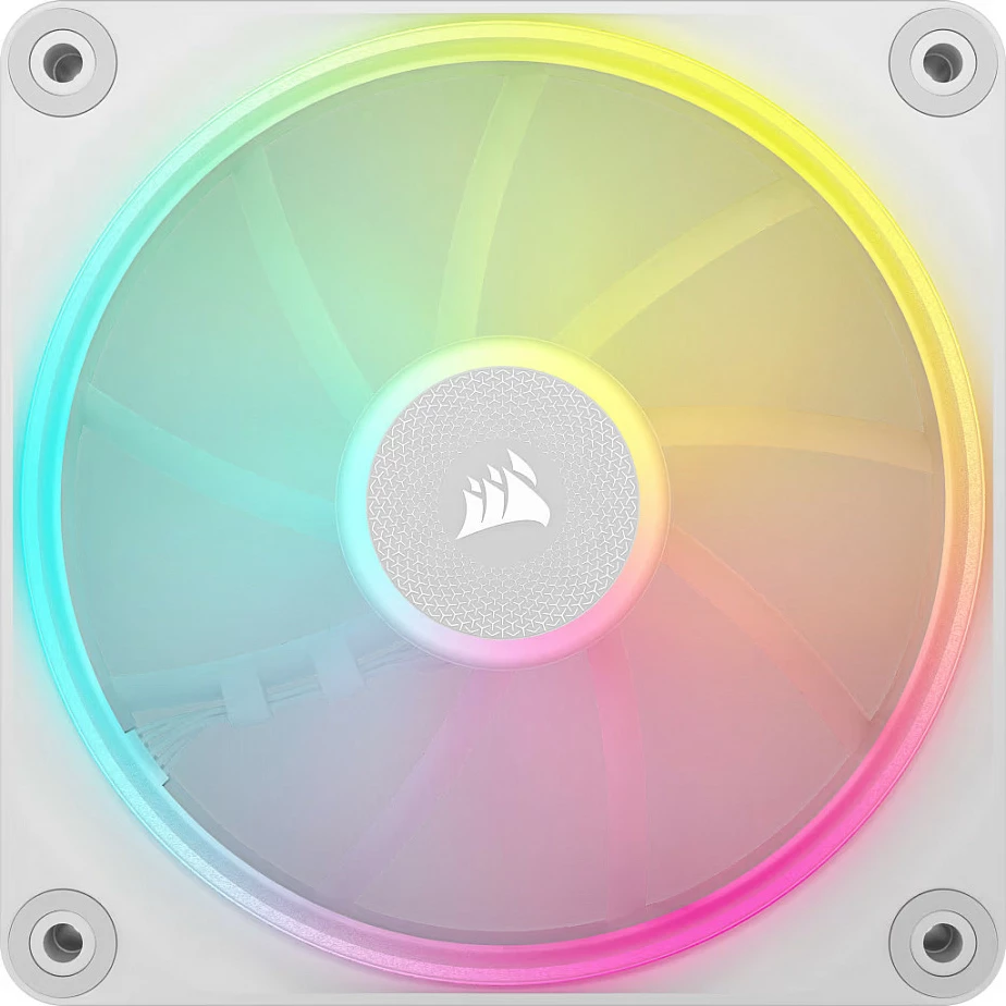 Ventilator kasë Corsair iCUE Link LX120 RGB, 120mm, PWM, i bardhë