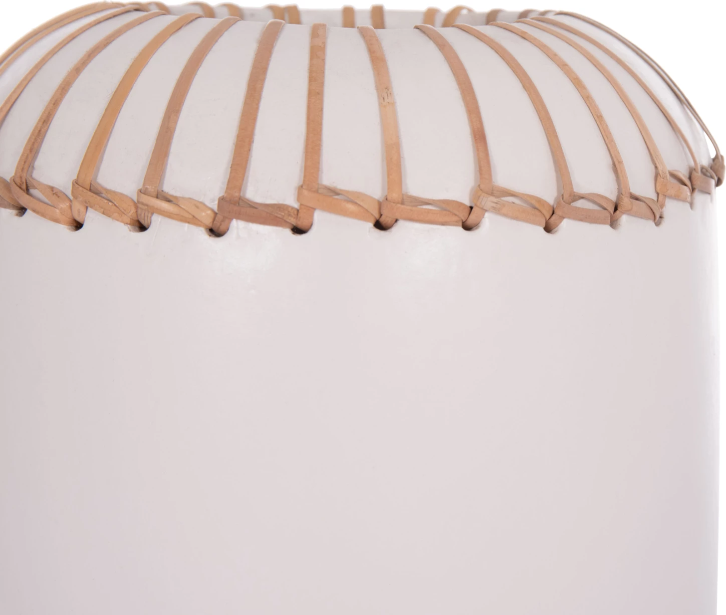 Vazo dekorative tavoline Lennox, terrakotë e bardhë, FH4675.02S, 18x33cm