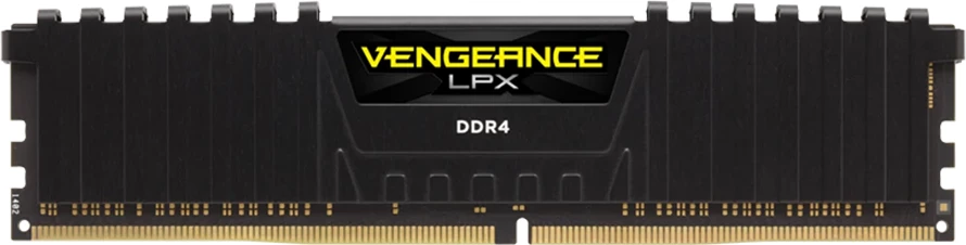 RAM Memorje Corsair Vengeance LPX DDR4 16GB 3200MHz DIMM CL16, e zezë, 1x16GB