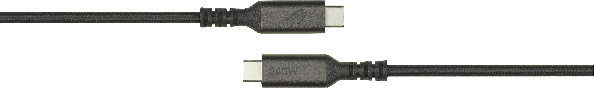Kabllo USB-C ASUS ROG LCR50, 1.5 m, 240W Power Delivery, 480 Mbps, e zezë