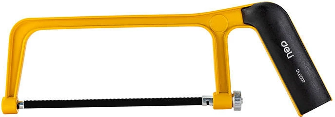 Sharrë dore mini Deli Tools EDL6007, 150mm, e verdhë