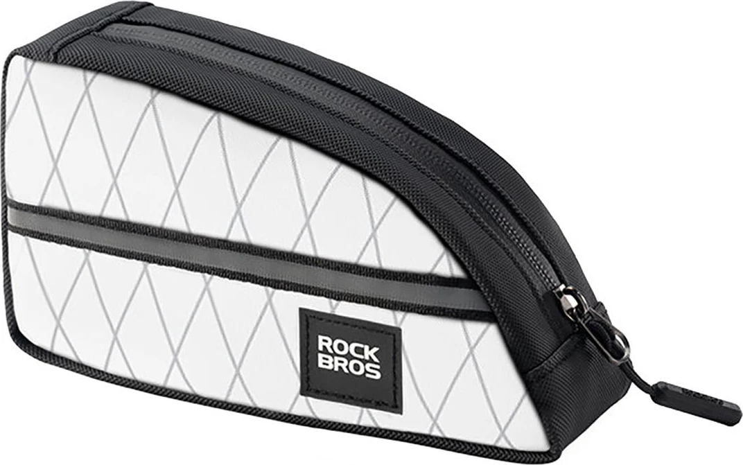 Çantë biçiklete për tub të sipërm Rockbros 30120121005 080, 0.8 L, për Brompton, e bardhë