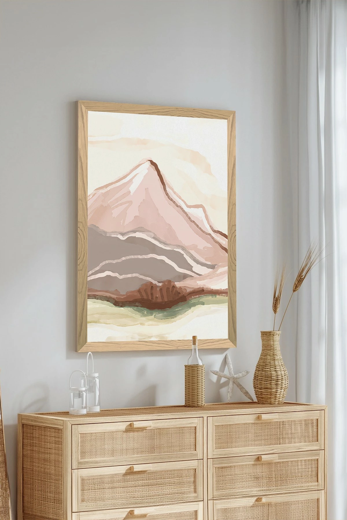Pikturë dekorative për mur, shumëngjyrëshe, Wallity, Tekhammdf132, 33x48cm