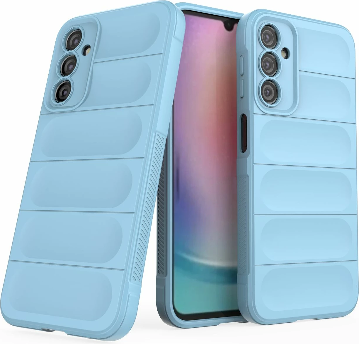 Mbështjellës Hurtel Magic Shield Case për Samsung Galaxy A24 4G, TPU, kaltër e çelët