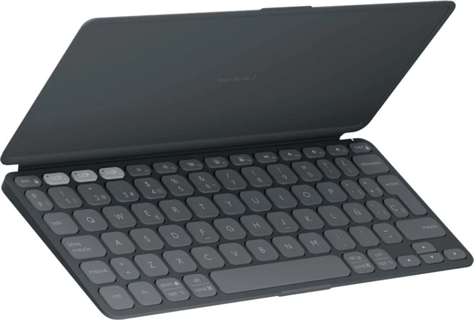 Tastierë, Logitech, Keys-To-Go 2 920-012964, layout gjerman (GER), madhësi standarde, Graphite