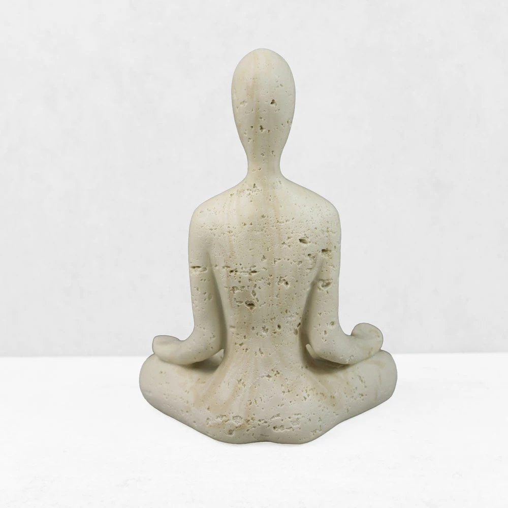Dekor MORPH III, trup, 13x7.5x17.5cm, rrëshirë, bezhë