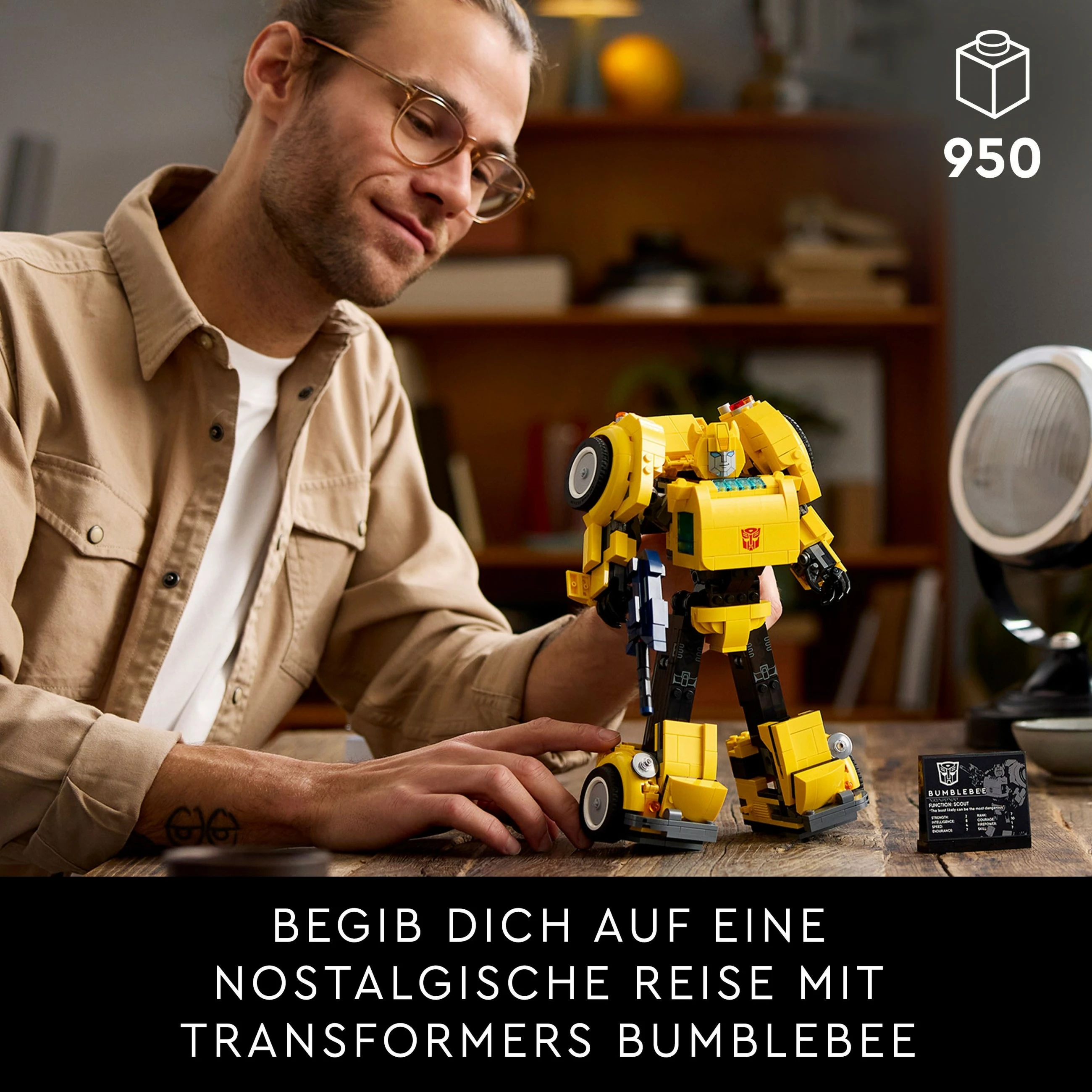 Set ndërtimi LEGO Bumblebee, 950 pjesë, shumëngjyrësh