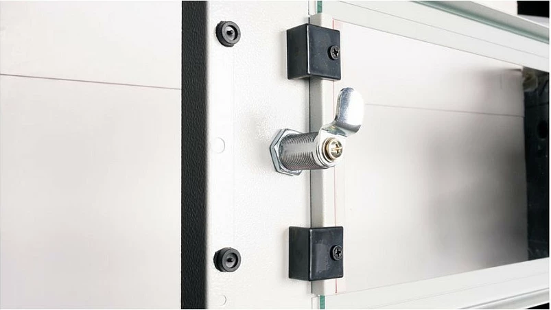 Kabinet rack ROLINE Basic Plus 19", 4U, 600x450, montim në mur, derë xhami, gri